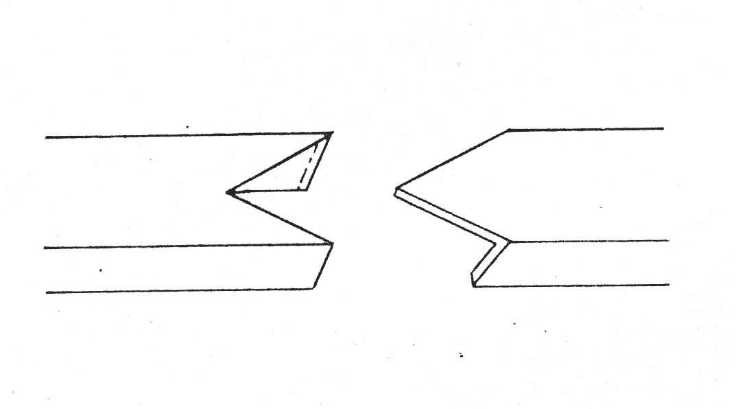 Diagrama de soldadura en ángulo