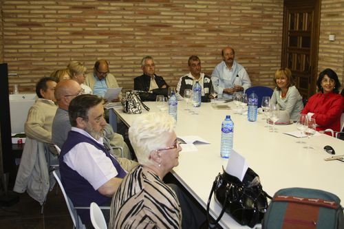 Los socios fundadores, durante la presentación del nuevo Club