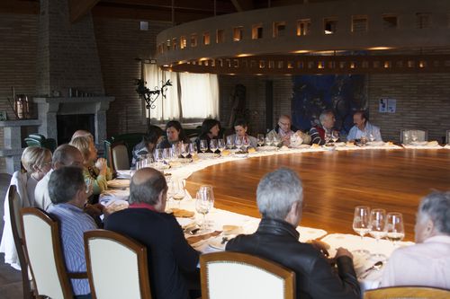 El almuerzo de camaradería, tras la fundación del Club