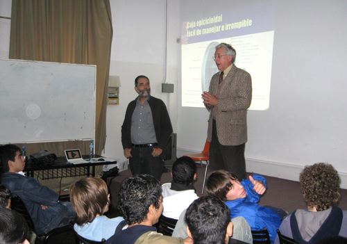 Una de las clases teóricas del mes de junio: la caja epicicloidal