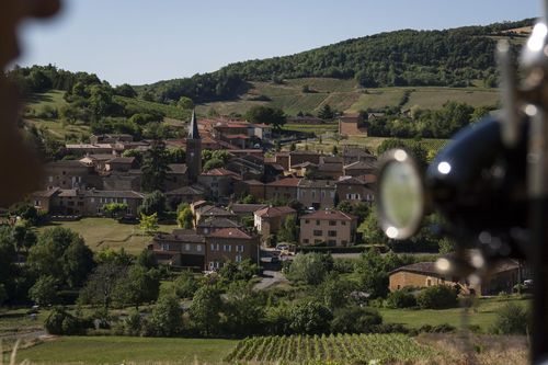 El paisaje de viñedos del Beaujolais, en el sur de Francia, sede del Encuentro