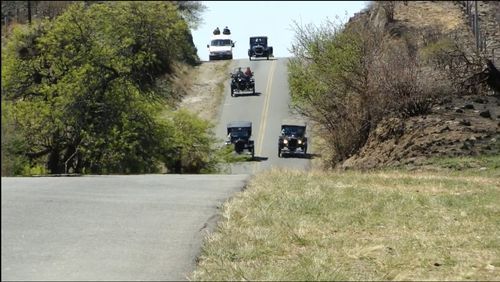 Caravana por el Camino Real, camino a Sinsacate