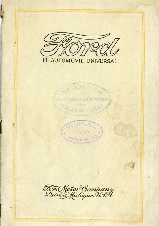 Folleto de venta ilustrado 1916