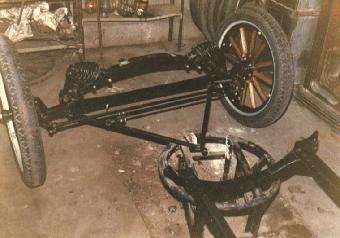 Tren delantero del Ford T