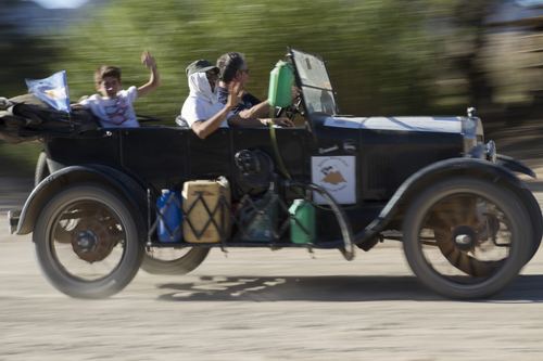 La caravana en marcha