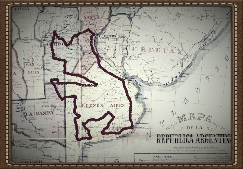 Mapa del recorrido: cada color representa una etapa
